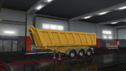 所有权黄色ETS2自卸拖车V1.0