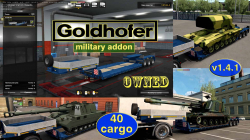 军事插件OWNABLE拖车GOLDHOFER V1.4.1 ETS2