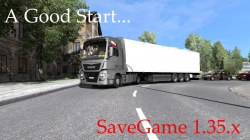 一个良好的开端ETS2 SAVEGAME 1.35