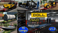 OWNABLE超重拖车娃娃豹V1.4 ETS2