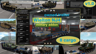 军事插件OWNABLE拖车WIELTON ETS2 NJ4 V1.0
