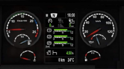 斯堪尼亚计算机V3.9.8 1.35 ETS2仪表板