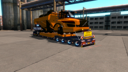 DOLL TRAILER 4AXLED与DUMPER ORANGE 1.35 ETS2