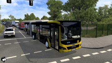 将城市公交车挤入交通 v1.6 [舒米][1.60]