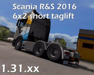 底盘taglift斯堪尼亚r和s 2016 6×2短。