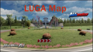Luga 地图 v1.2 1.60 ETS2