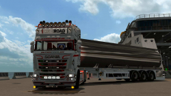 SCANIA STREAMLINE WHITEREDBLACK SKIN 1.35 ETS2