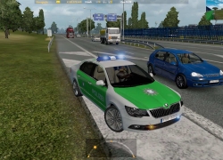 SCODA德国警察1.36汽车