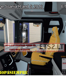 室内包斯堪尼亚R和S 2016 ETS2 1.31.XX