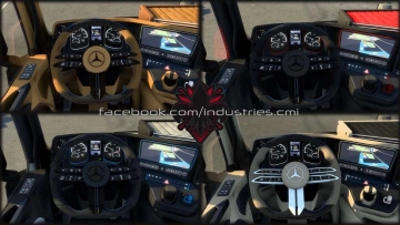 奔驰 Actros MP4 内饰包 v1.6 1.60 ETS2