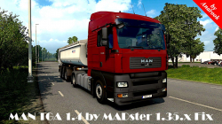 修复ETS2 1.35。 X (TGA EURO6 MADSTER国防部的人