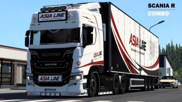 亚洲线路组合皮肤 v1.0 ETS2