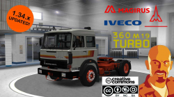停道依茨360 ETS2 1.34。 X卡车