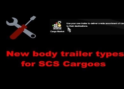 适用于SCS货物V1.0 MOD的新型车身拖车类型