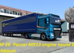 Daf XF E6 Paccar MX13发动机声音