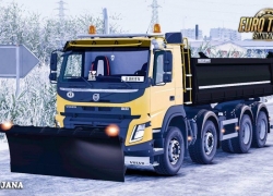沃尔沃FMX V1.0改装MOD的扫雪机