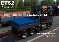 奔驰ACTROS 2014 HEAVY CHASSI 8X4 1.36